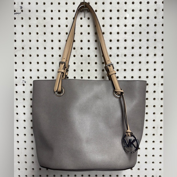Michael Kors Handbags - Michael Kors Elegant Gray and Tan Tote